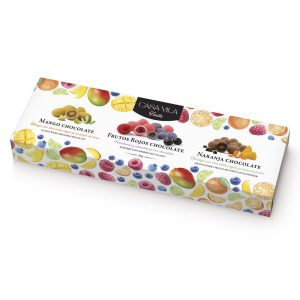 Bombones Casa Vila Mix Frutos Rojos, Mango y Naranja 150g
