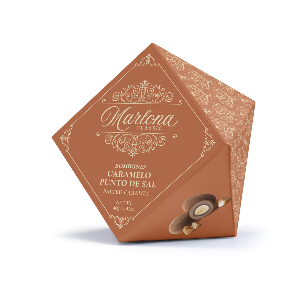 Bombones Marlona Caramelo con un punto de sal Origami 40gr