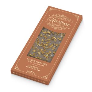 Marlona Chocolate Toppings con chocolate con leche y un punto de sal 125gr