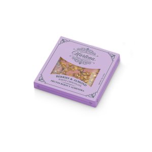 Marlona Chocolate Toppings con almendra y chocolate blanco con Frutos Rojos 75gr