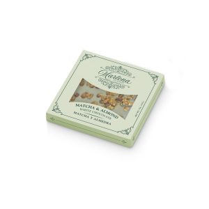 Marlona Chocolate Toppings con almendra y chocolate blanco con té Matcha 75gr